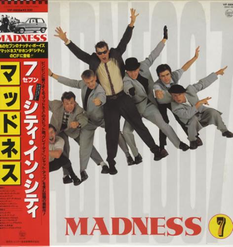 Madness Madness 7 (Seven) + obi-strip vinyl LP album (LP record) Japanese MDNLPMA153715