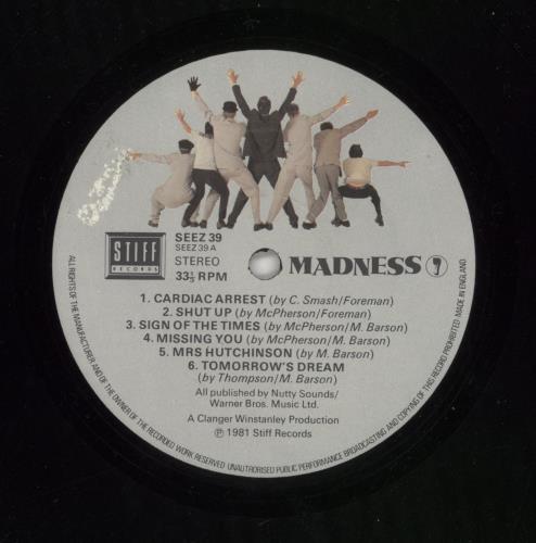 Madness Madness 7 vinyl LP album (LP record) UK MDNLPMA358461