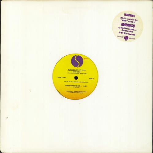 Madness One Step Beyond - Sire 12" vinyl single (12 inch record / Maxi-single) US MDN12ON74643