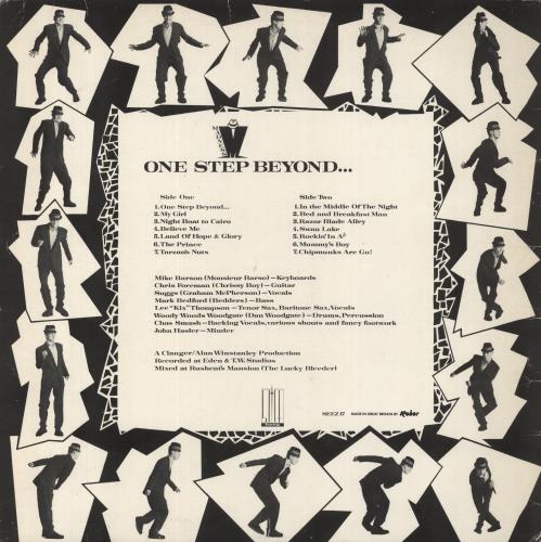 Madness One Step Beyond... - Misprint - EX vinyl LP album (LP record) UK MDNLPON771377