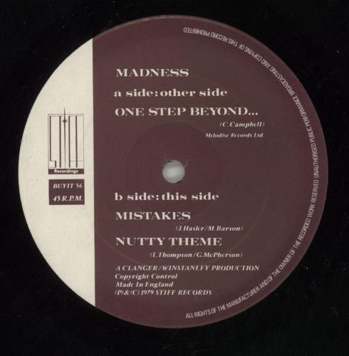 Madness One Step Beyond 12" vinyl single (12 inch record / Maxi-single) UK MDN12ON44485