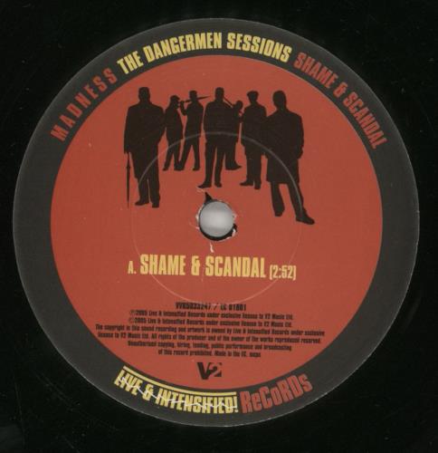 Madness Shame & Scandal 7" vinyl single (7 inch record / 45) UK MDN07SH330377