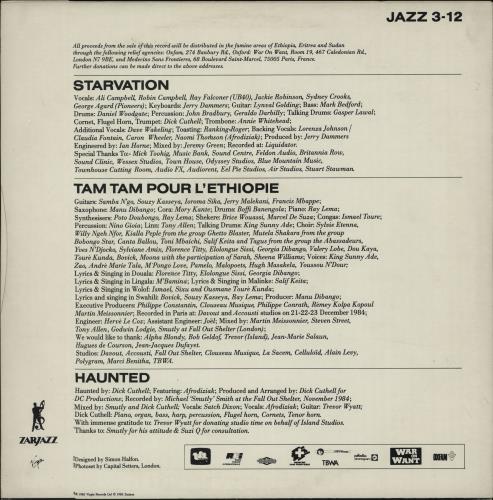 Madness Starvation - Autographed 12" vinyl single (12 inch record / Maxi-single) UK MDN12ST663662