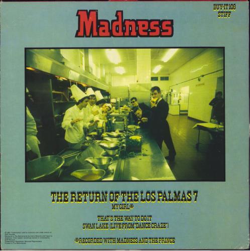 Madness The Return Of The Los Palmas 7 + Comic 12" vinyl single (12 inch record / Maxi-single) Dutch MDN12TH804030