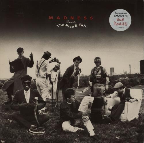 Madness The Rise & Fall - hype sticker vinyl LP album (LP record) UK MDNLPTH760683
