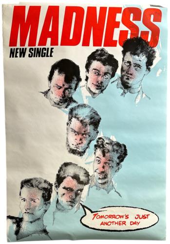 Madness Tomorrow's Just Another Day - Poster poster UK MDNPOTO870323