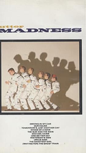 Madness Utter Madness video (VHS or PAL or NTSC) UK MDNVIUT175051