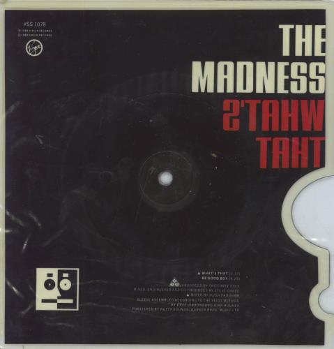 Madness What's That shaped picture disc (picture disc vinyl record) UK MDNSHWH34352