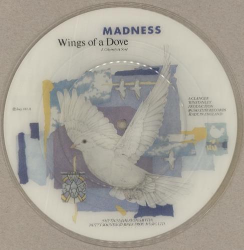 Madness Wings Of A Dove 7" vinyl picture disc (7 inch picture disc single) UK MDN7PWI27670