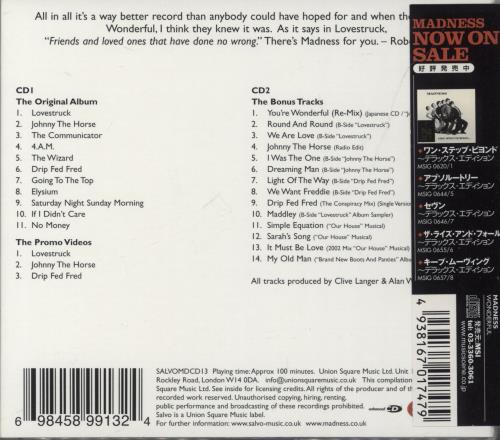 Madness Wonderful 2 CD album set (Double CD) Japanese MDN2CWO894174