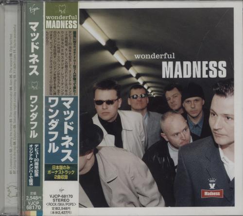 Madness Wonderful CD album (CDLP) Japanese MDNCDWO894175