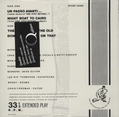 Madness Work Rest And Play - Sealed 12" vinyl single (12 inch record / Maxi-single) Italian MDN12WO870966