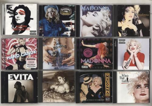 Madonna 1983-2017 Albums - 26 CD album (CDLP) UK MADCDAL723106