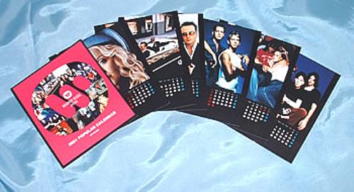 Madonna 2001 Popular Calendar memorabilia Japanese MADMMPO185072