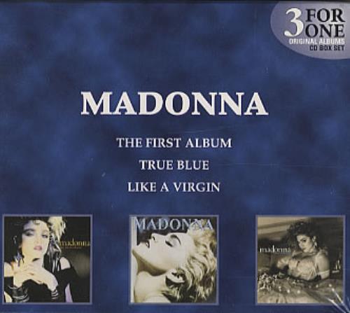 Madonna 3 For One - blue slipcase box set Australian MADBXFO314542