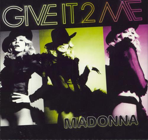 Madonna 4 Minutes / Give It 2 Me 7" vinyl single (7 inch record / 45) US MAD07MI545311