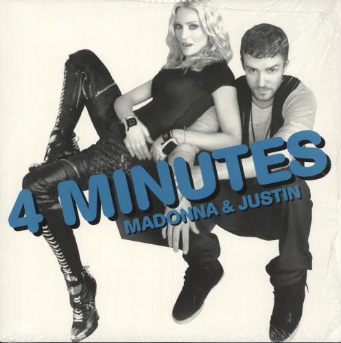 Madonna 4 Minutes - Opened shrink 12" vinyl single (12 inch record / Maxi-single) German MAD12MI721391