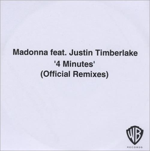 Madonna 4 Minutes Official Remixes UK