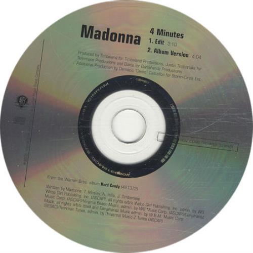 Madonna 4 Minutes CD single (CD5 / 5") Mexican MADC5MI435293