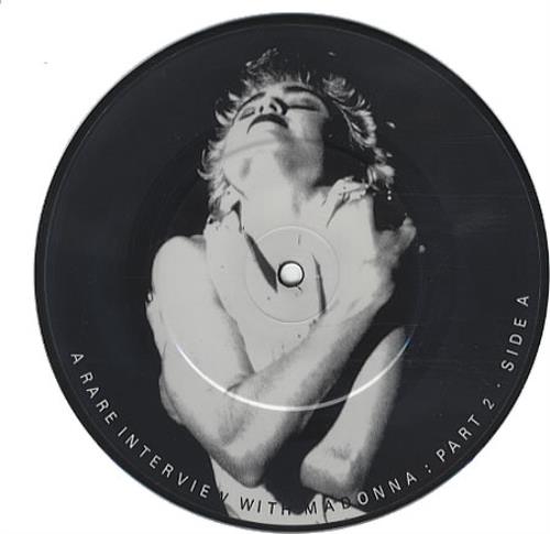 Madonna A Rare Interview With Madonna - Part 2 7" vinyl picture disc (7 inch picture disc single) UK MAD7PAR333434