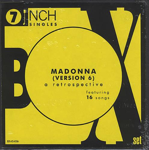 Madonna A Retrospective - Version 6 box set US MADBXAR377788