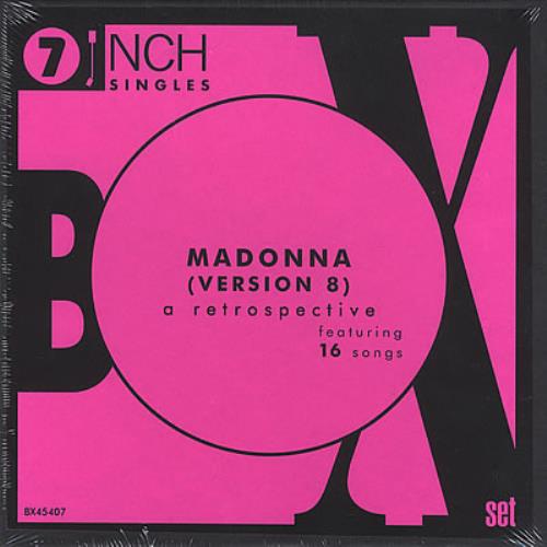 Madonna A Retrospective - Version 8 box set US MADBXAR377790