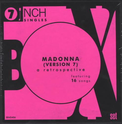 Madonna A Retrospective [Version 7] 7" vinyl single (7 inch record / 45) US MAD07AR380470