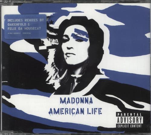 Madonna American Life - Part 1, 2 & 3 3-CD album set (Triple CD) UK MAD3CAM706898
