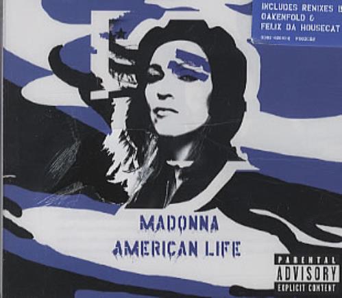 Madonna American Life CD single (CD5 / 5") Argentinean MADC5AM248699
