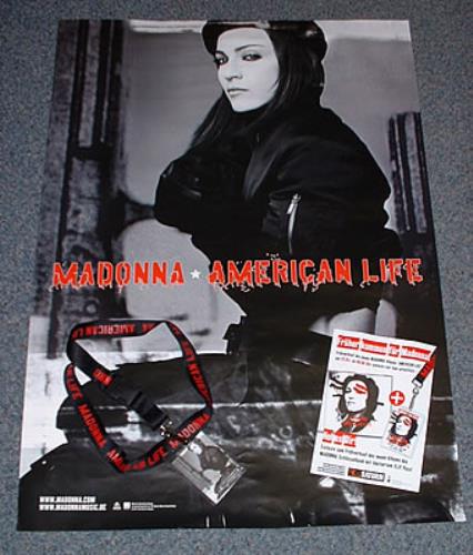 Madonna American Life memorabilia German MADMMAM274623
