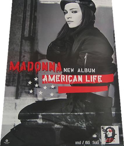 Madonna American Life poster Taiwanese MADPOAM409588