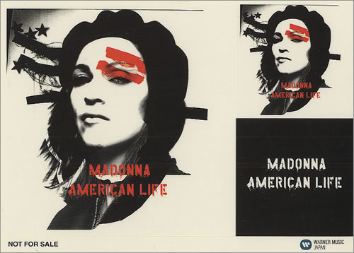 Madonna American Life memorabilia Japanese MADMMAM462455