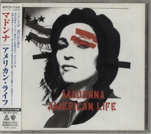 Madonna American Life CD album (CDLP) Japanese MADCDAM683597