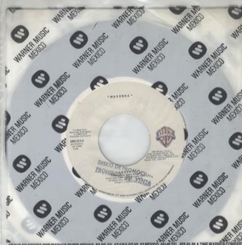 Madonna Angel 7" vinyl single (7 inch record / 45) Mexican MAD07AN343424