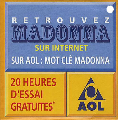 Madonna AOL 3" CD single (CD3) French MADC3AO386781