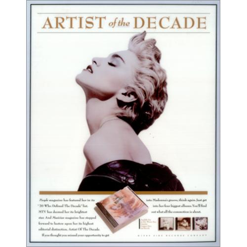 Madonna Artist Of The Decade display US MADDIAR422426