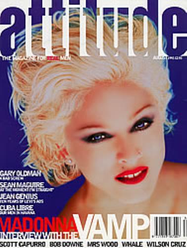 Madonna Attitude - August 1995 magazine UK MADMAAT167322