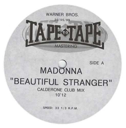 Madonna Beautiful Stranger - Acetate acetate UK MADATBE138569