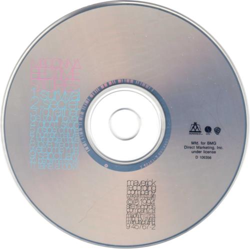 Madonna Bedtime Stories - Record Club CD album (CDLP) US MADCDBE728725