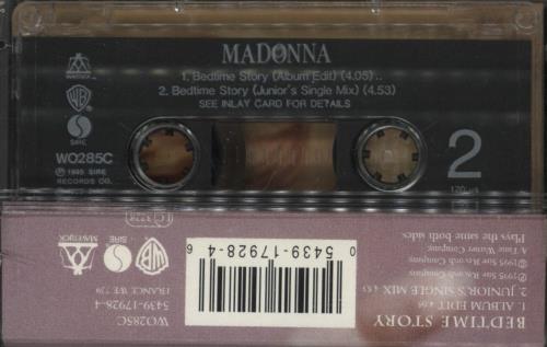 Madonna Bedtime Stories cassette single UK MADCSBE42439