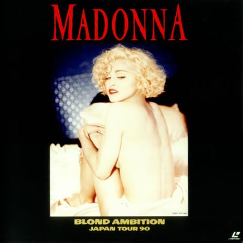 Madonna Blond Ambition Japan Tour '90 laserdisc / lazerdisc Japanese MADLZBL427078