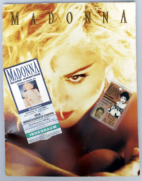 Madonna Blond Ambition World Tour 90 - Crew Tour Pack memorabilia UK MADMMBL555453