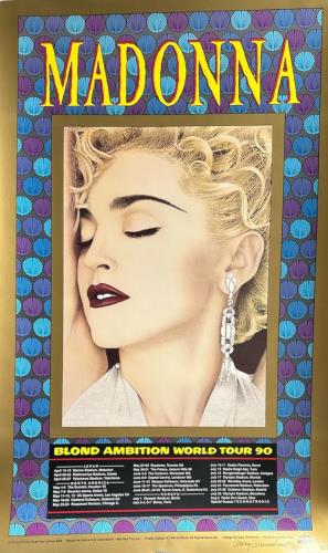Madonna Blond Ambition World Tour Lithograph poster US MADPOBL867301