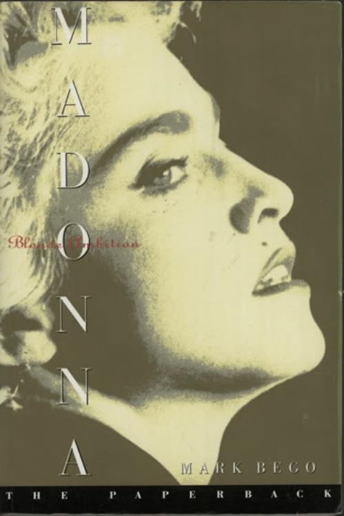 Madonna Blonde Ambition book UK MADBKBL189794