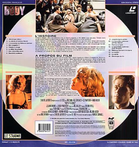 Madonna Body laserdisc / lazerdisc French MADLZBO262563