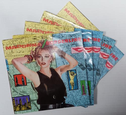 Madonna Borderline - 5 Variants 7" vinyl single (7 inch record / 45) UK MAD07BO645858