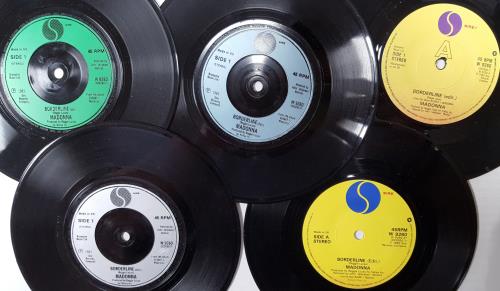Madonna Borderline - 5 Variants 7" vinyl single (7 inch record / 45) UK MAD07BO645858