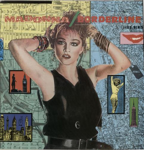 Madonna Borderline - Opaque Vinyl 12" vinyl single (12 inch record / Maxi-single) UK MAD12BO87868