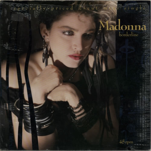 Madonna Borderline - Opened shrink 12" vinyl single (12 inch record / Maxi-single) US MAD12BO365307