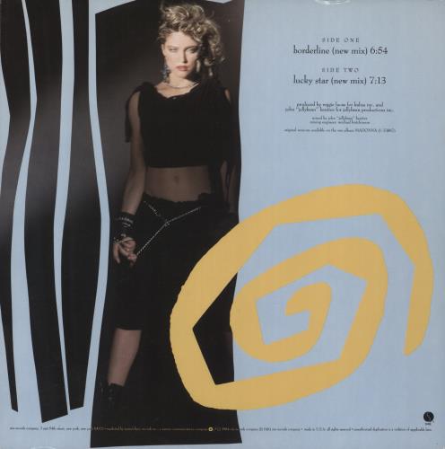 Madonna Borderline 12" vinyl single (12 inch record / Maxi-single) US MAD12BO730529